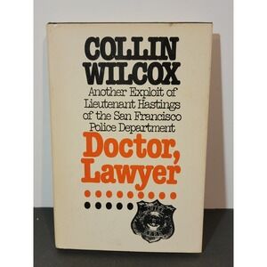 Doctor, Lawyer Collin Wilcox 1977 First Edition Police Mystery Random House